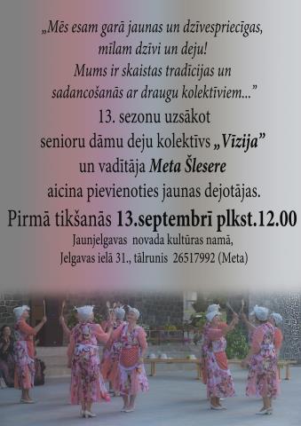 Dāmu deju kolektīvs "Vīzija"
